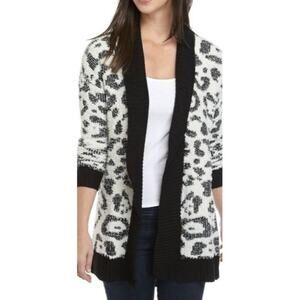 New‎ Directions NWT open front animal print cardigan woman's size extra large
